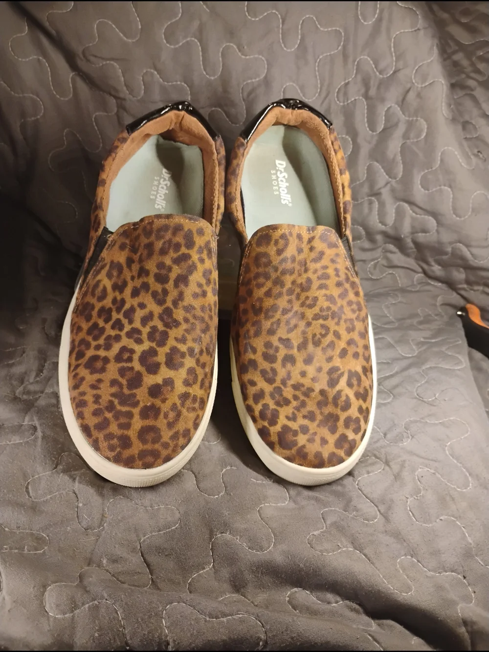 Dr. Scholl's Leopard Slip-On Sneakers - Brown Size 8.5m